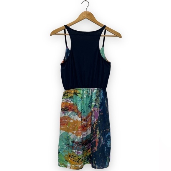 CHARLOTTE Russe Watercolor Print Dress Medium M - Picture 2 of 5